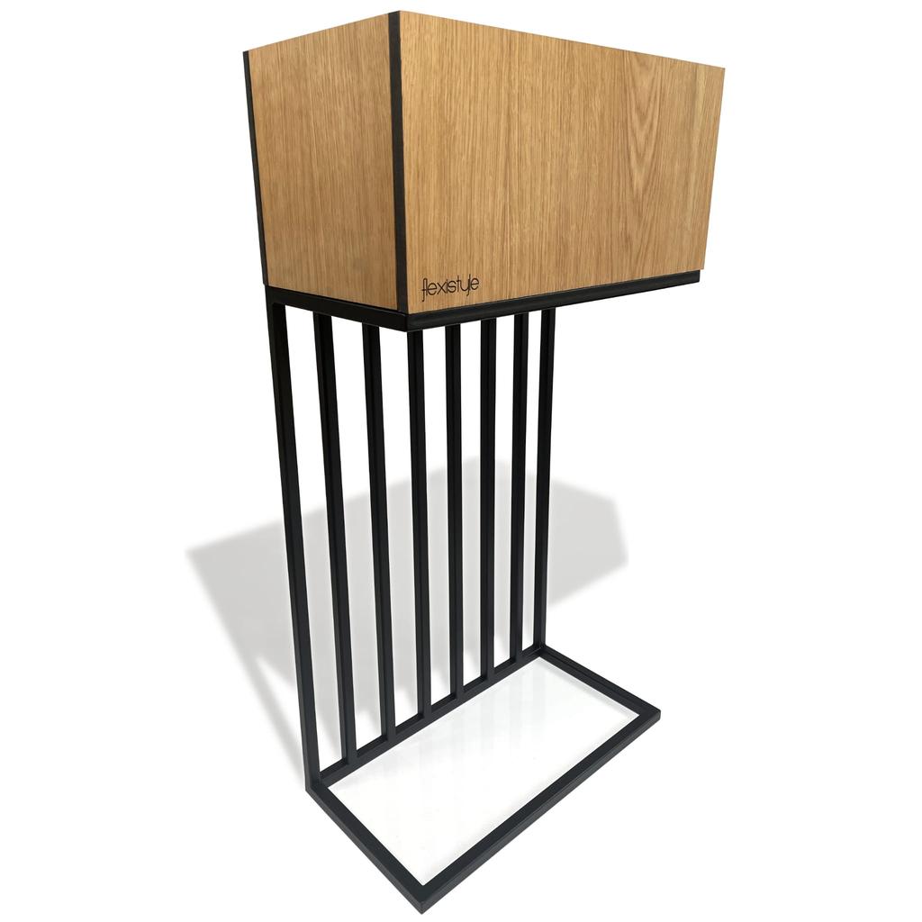 Harmonic Oak loft plant stand 42x22x80 cm