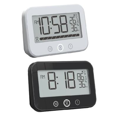 Reloj de Ducha Fácil de Usar Con Temporizador Pantalla de Temperatura Impermeabilización Confiable Reloj de Ducha Para Pantalla Diaria