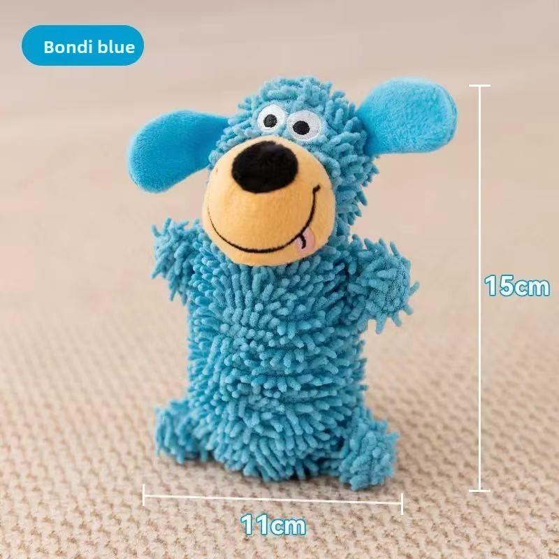 Plush Dog Toy With Sound For Small Dogs Chewing And Teething Relief