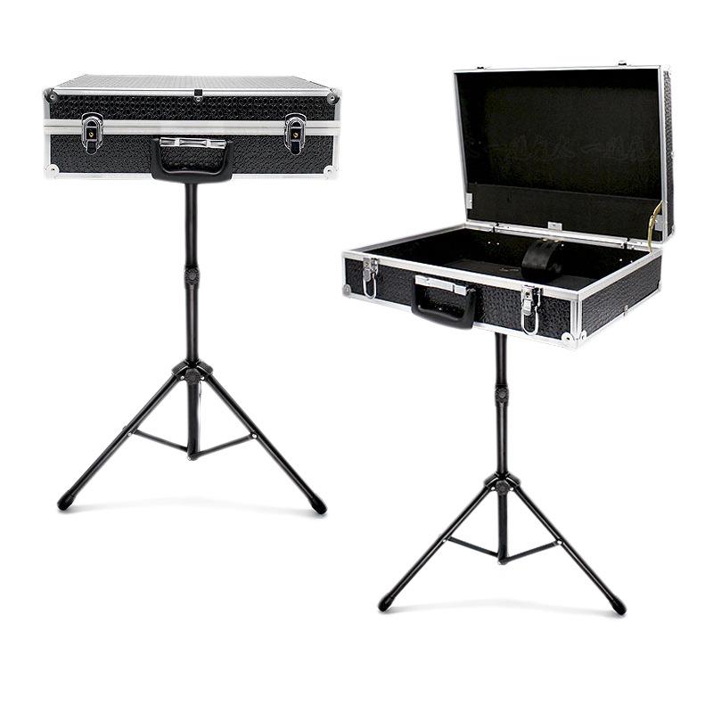 Medium Three-Pronged Aluminum Flight Case: Foldable, Removable, Storage Box