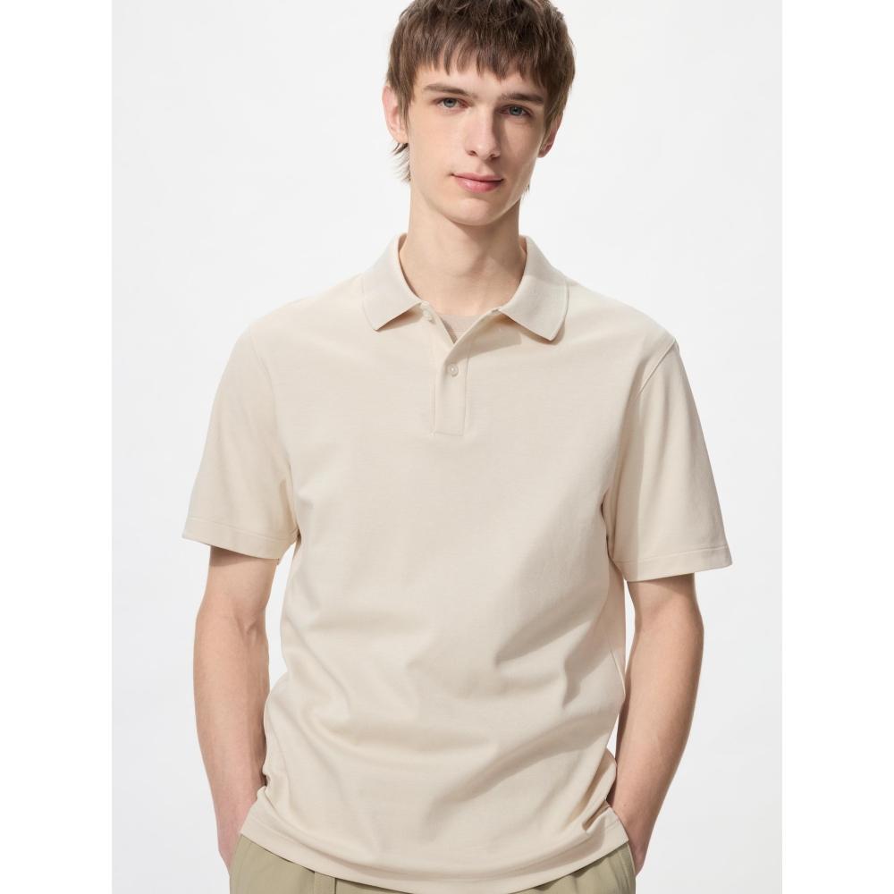 Uniqlo Japan Air Rhythm Cotton Kanoko Polo Shirt