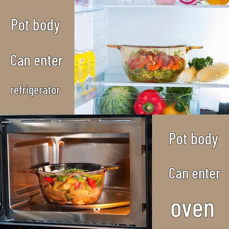 Corning VISIONS 16cm Żaroodporny Szklany Garnek na Mleko