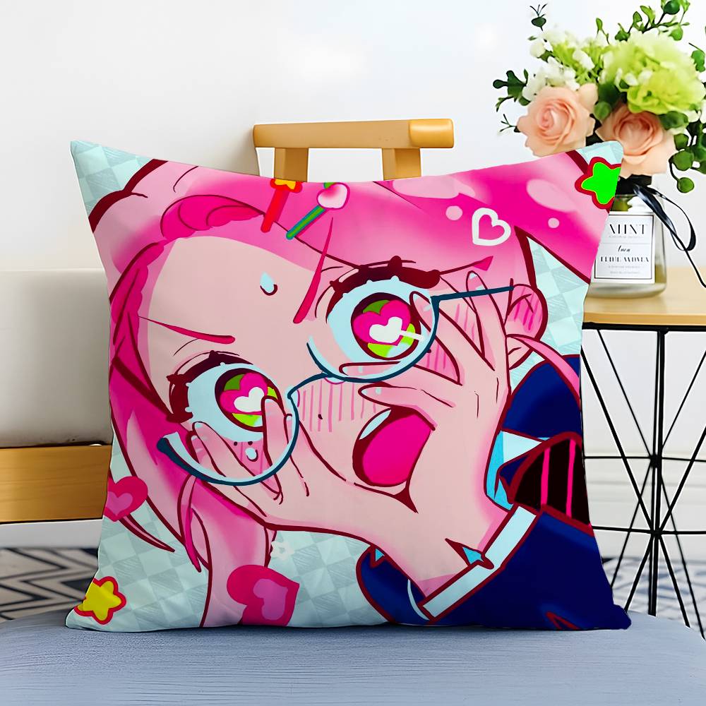 Family Love Anime A-Alien Stage-MT Pillow Case Printed Brushed Fleece Pillow Baby Skin-Touch Eco-Friendly Dye-Sublimat