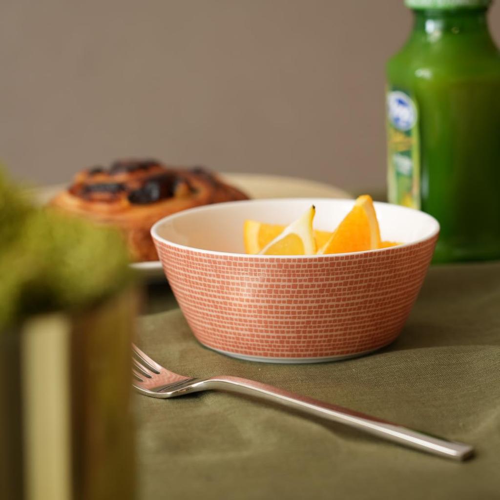 NARUMI Bowl Luminar 12cm Copper Orange Stylish Modern Casual Salad Bowl Small Bowl Microwave Heating Dishwasher Safe Gift Box 52532-2882