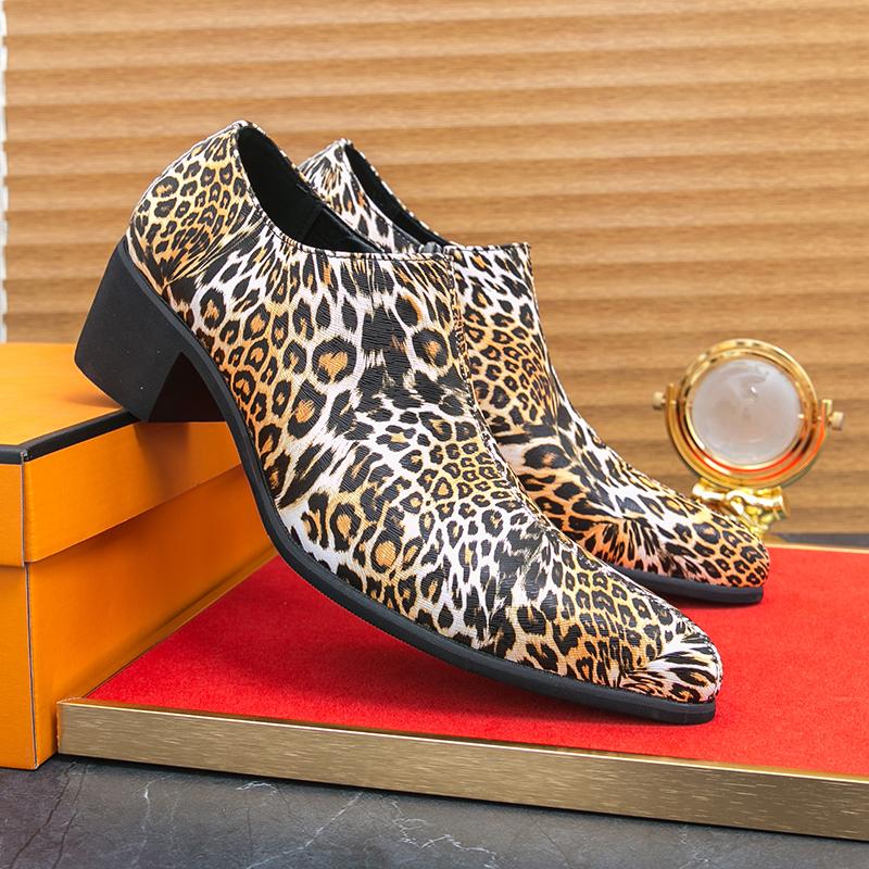 Fashion Street Style Men's Casual Shoes Personality Handmade Loafers Comfortable Walking Shoes Male Business Dress Flats Slip on Shoes