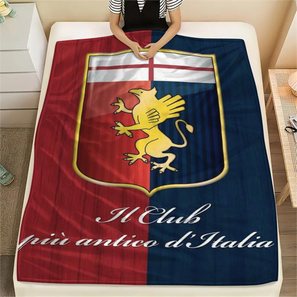 Genoa CFC Print Flannel Blanket, High quality Comfortable for All Seasons, Home Decor, Warmth and Comfort, Perfect for Christmas Gifts28