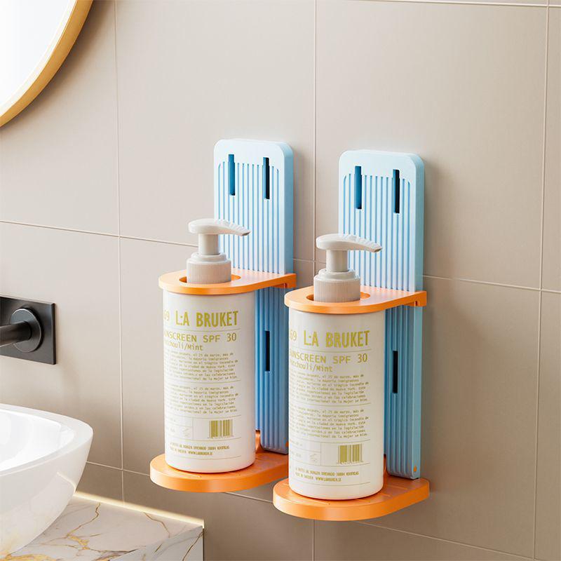 

Bathroom Storage Rack: Shampoo, Shower Gel & Hand Sanitizer Holder светло-синий