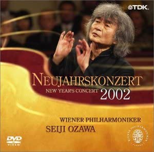 

DVD SEIJI OZAWA VIENNA PHILHARMONIC OR New Year Concert 2002 DVD Complete TDBA0015 TDK CORE 2002 Japan ObiClassical Used