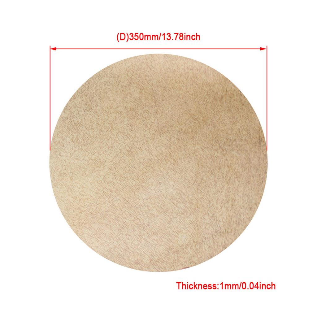 Light Yellow Goat Skin Drum Head for 10-inch Djembe, African Percussion Instrument, 35cm Diameter