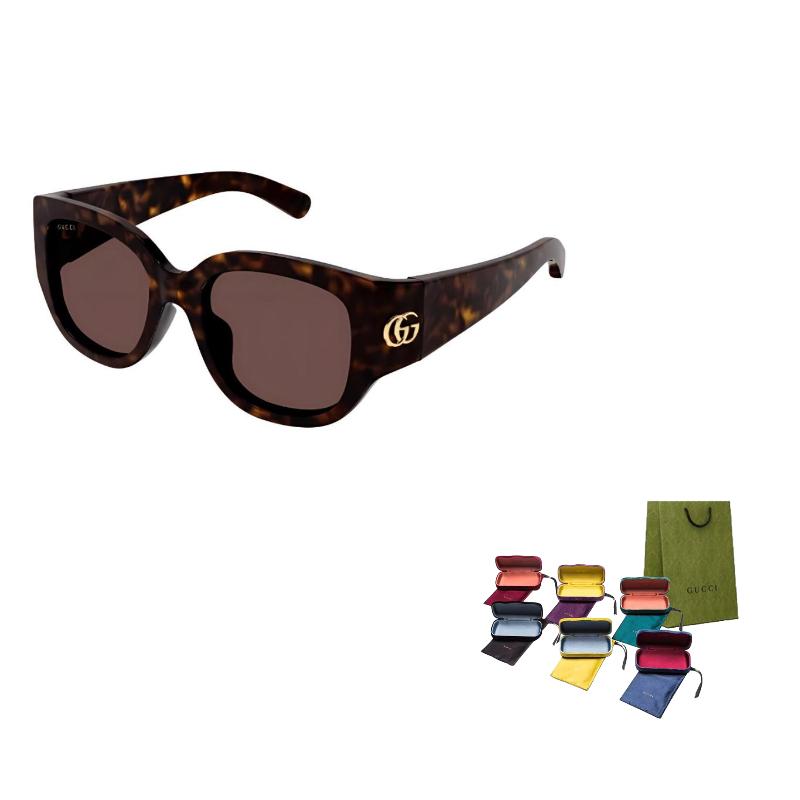 

GUCCI Logo Acetate Irregular Sunglasses Women s Tortoiseshell F