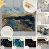 Marmeren Placemats Antislip Wasbaar Abstract Geometrisch Placemat voor Huisfeest Eettafels Bruiloft Keuken Banketten Decor