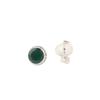 Grüner Onyx Edelstein 925 Sterlingsilber Schmuck Handgefertigte Ohrstecker 0,53" EE-147-17