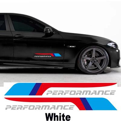 2Pcs MPerformance Car Door Sticker For BMW F10 F30 E28 E30 E36 E46 316 318 320 330 335 520 530 550 E60 E90 Lcfn09 Bpxh8