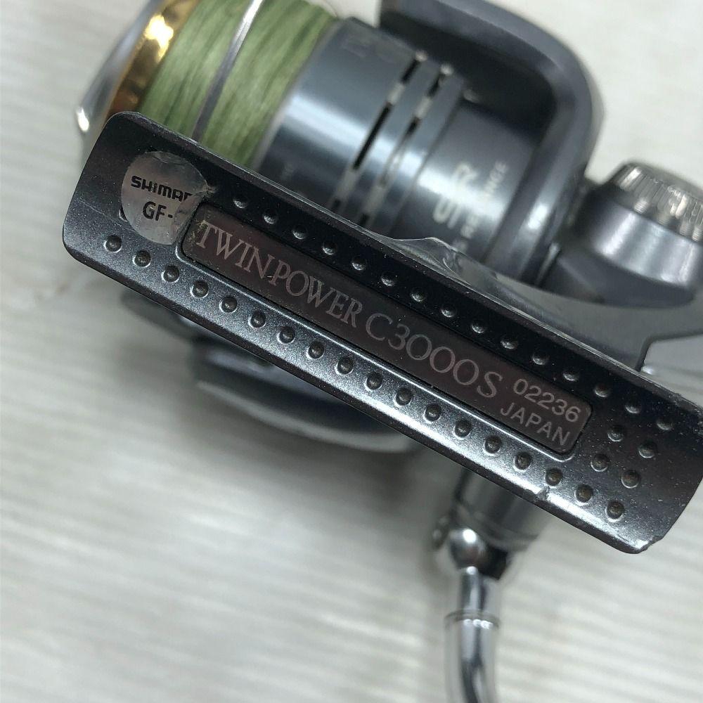 Used SHIMANO spinning reel 08 Twin Power C3000S with replacement spool 02236
