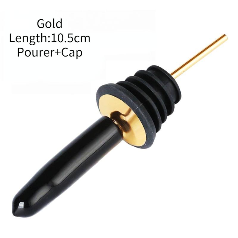 Wine Pourer With Lid Stainless Steel Alcohol Liquor Spouts Bottle Dispenser Wine Bottle Pourer Wine Accessories Bar Tools