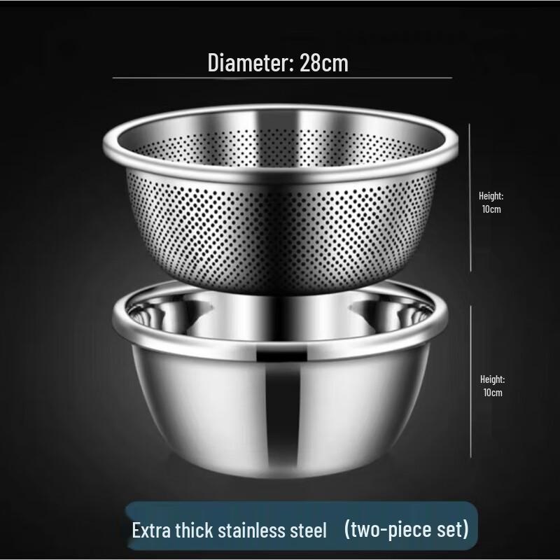 Dedelai 304 Stainless Steel Kitchen Basins & Colanders