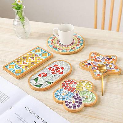 DIY Cartoon Mosaik Untersetzer Set für Kinder