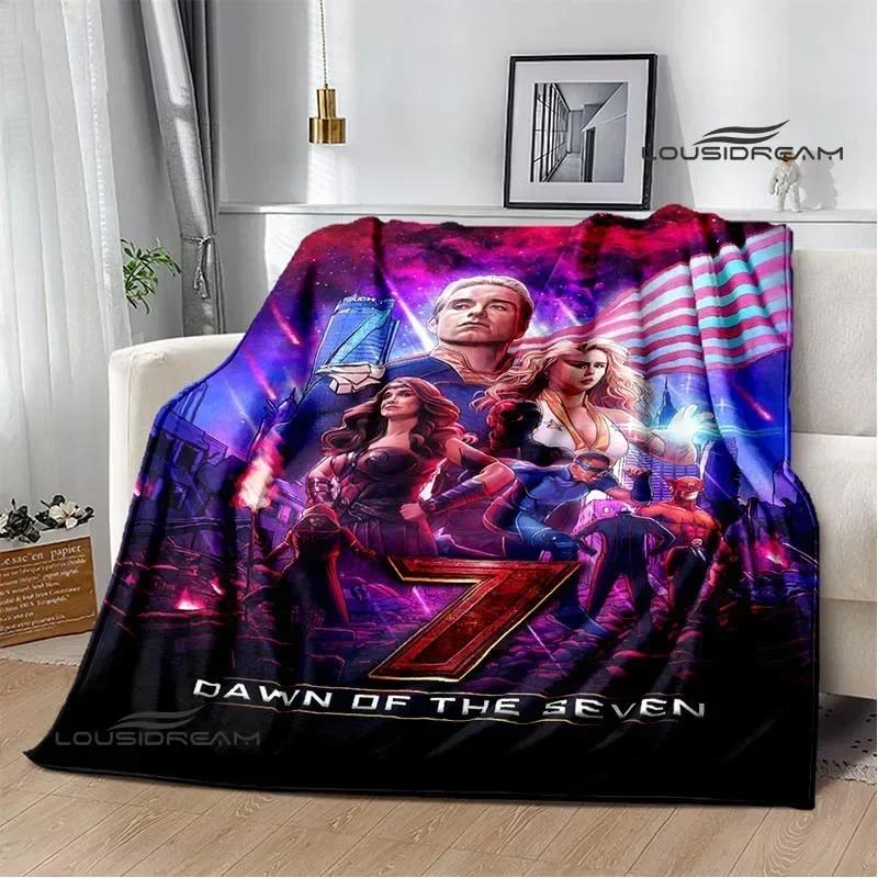 U.S. Drama The Boys Printed Blankets Picnic Blanket Warm Flannel Blankets Soft and Comfortable Blanket Bed Linings Birthday Gift