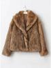 European & American Women's Short Faux Fur Coat - Imitation Fox, Thick & Warm for Autumn/Winter
