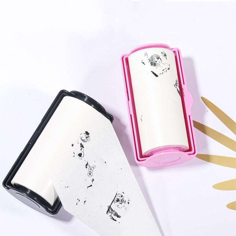 60Sheet/Roll Double Sided Nail Stamp Blotting Paper Nail Art Stamper Pattern Printing Oil Removal Tool Nail Stamp Blotting Paper