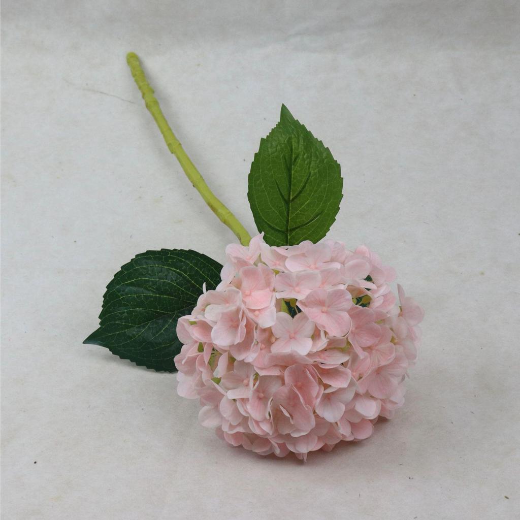 Große realistische Haptik Hortensie: Feuchtigkeitsspendende Künstliche Hochzeits-Blumendekoration