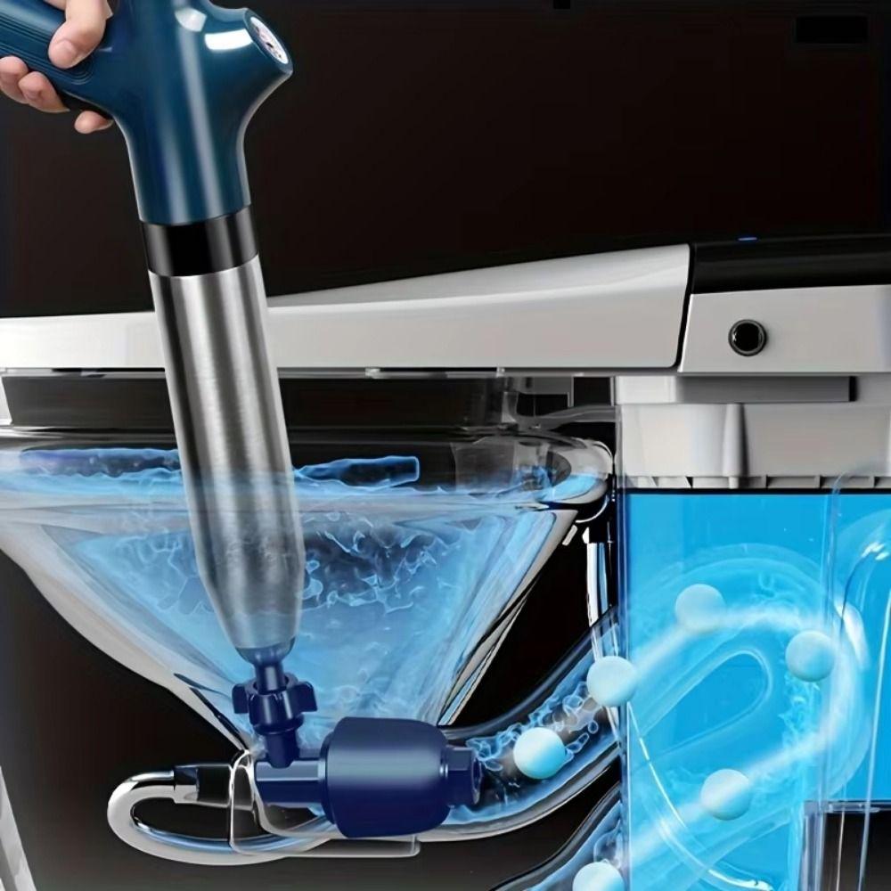 High Pressure Toilet Cleaning Tool Pneumatic Sewer Pipe Unblocker Dredge Clog Remover  Kitchen Sink