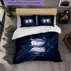 Birmingham City Themed Bedding 3Pcs Duvet Cover Set Decorative Bed Linen For Teen Room Home Decoration