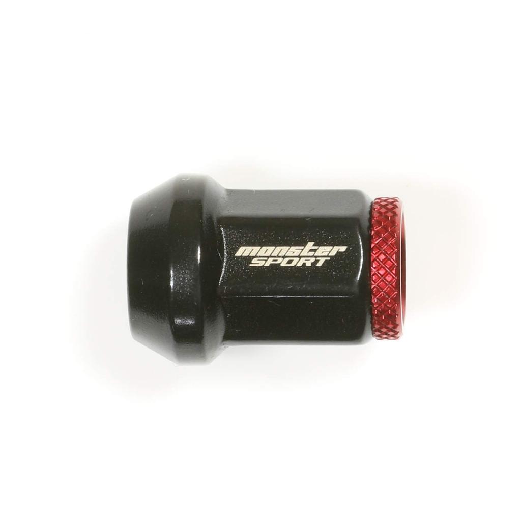 MONSTER SPORT Heptagon Wheel Nuts M12 x Set of for Kei Compact and Type-2, P1.5, 16, Red, Cars, Cars, Toyota, Honda, Mazda, Mitsubishi, Daihatsu,