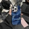 Whale Fall Phone Case For iPhone17, 16,15,14,13,12 Pro Max Black Candy Matte Shockproof Cover