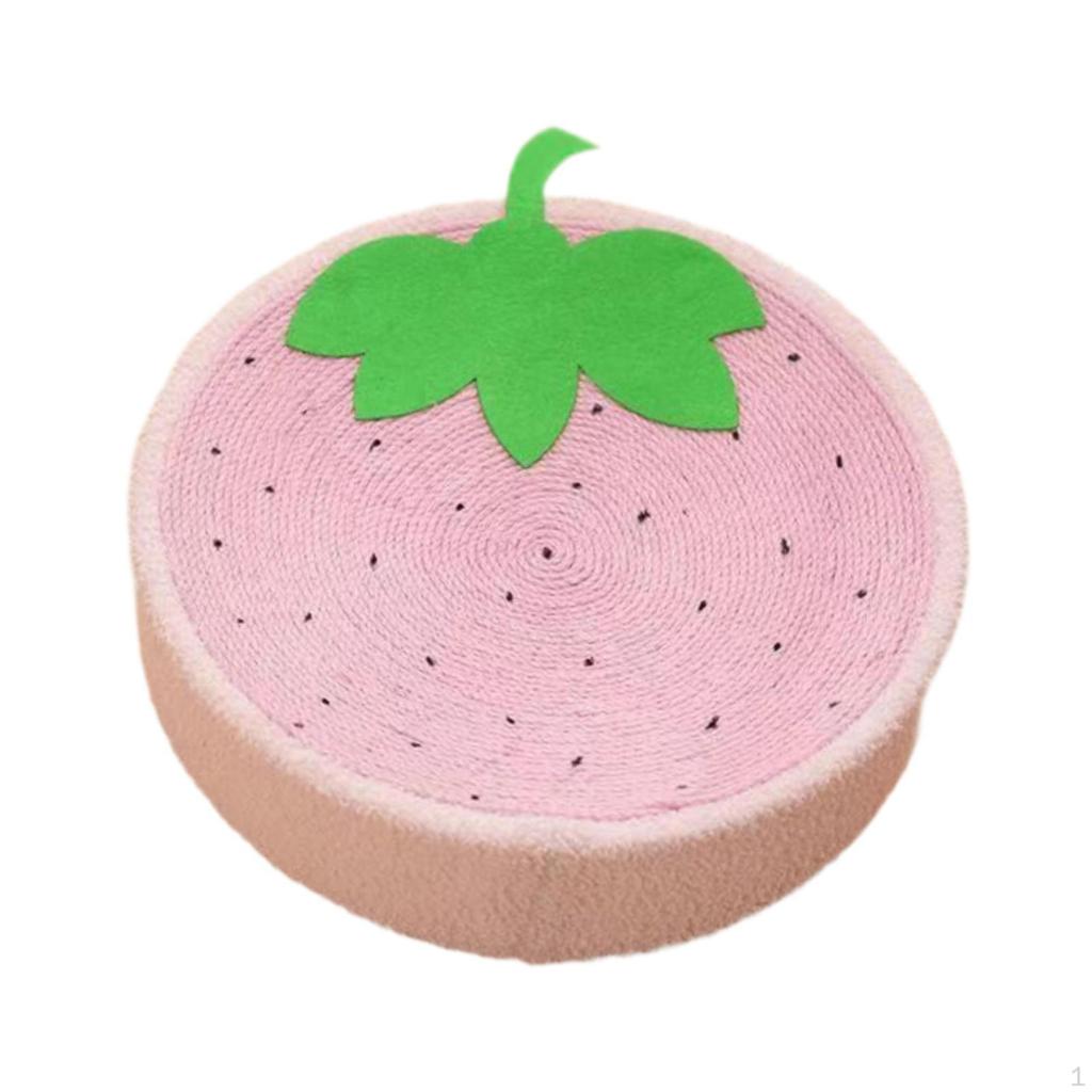 Rundes Sisal Katzenkratzbrett Bett, Frucht-Kratzbrett, Kratzschale für