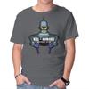 Unisex Crew Neck T-Shirt Bender Ops Graphic Short Sleeve Casual Tee