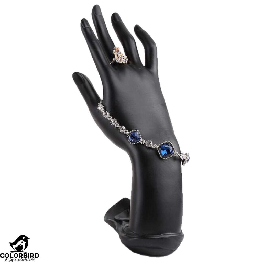 COLORBIRD Hand Torso, Hand Mannequin, Ring Stand, Hand Mannequin, Hand Model, Accessory Stand, Accessory Display (Black)