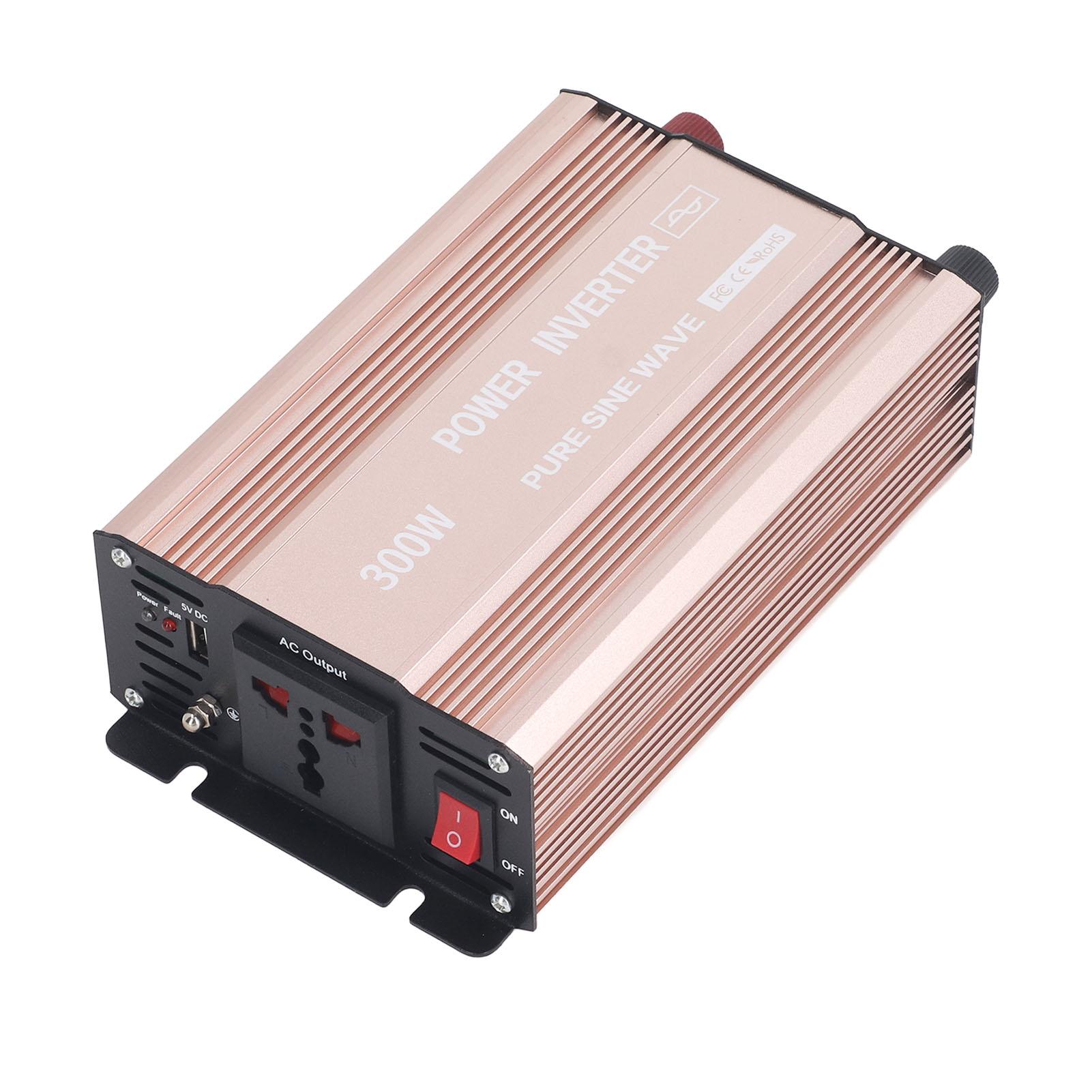 

Автомобильный инвертор питания с чистой синусоидой 300 Вт, адаптер, повышающий преобразователь для солнечной фотоэлектрической панели, с ЖК-дисплеем 24 В