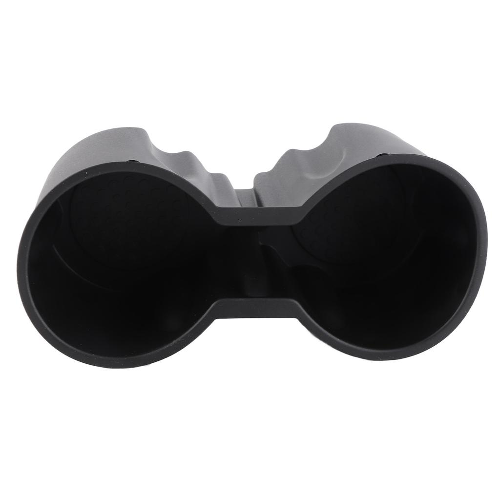 Cup Holder Insert Rubber Black Center Console Cup Tray Non Slip Coasters