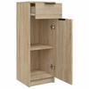 Badschrank Sonoma-Eiche 32x34x90 Cm Holzwerkstoff