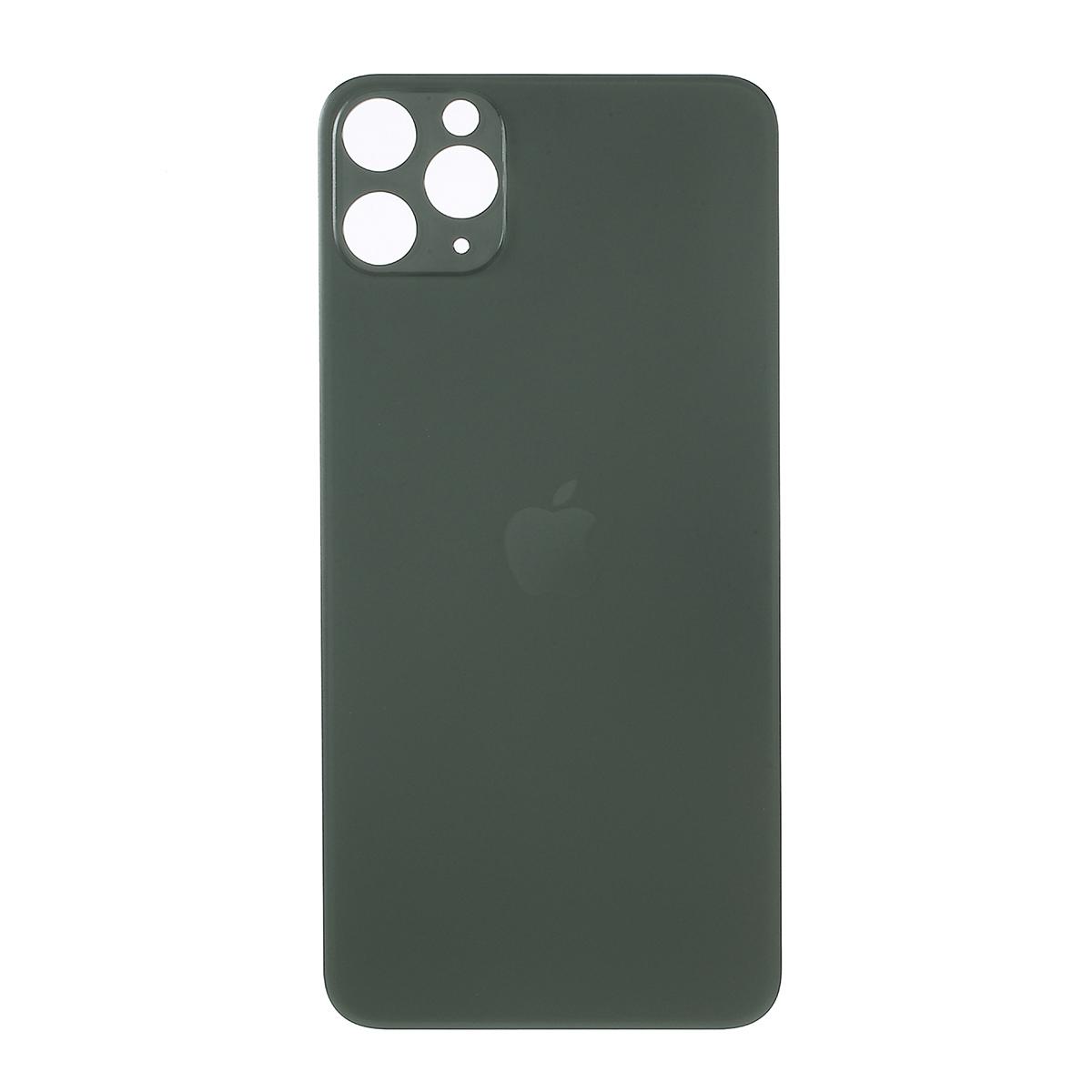 

Quality Back Battery Housing Cover Replacement (without Logo) (Big Hole) for iPhone 11 Pro Max 6.5-inch Green