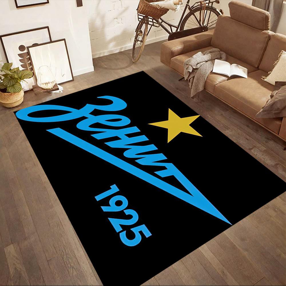 Fc Zenit Saint Petersburg Theme Square Rugs Are a Great Choice for Living Rooms, Bedrooms, Home Décor, and As Gifts.