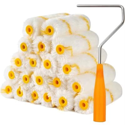 1Set/11PCS 4-12 Inch Roller Brush 360° Rotation Wall Repair Brush Latex Paint Roller  Wall Coating