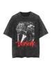 Berserk Animation Derivatives Guts Printing Retro Washed Short-sleeved T-shirt Men's and Women's 2026 Summer Fashion Clothing
