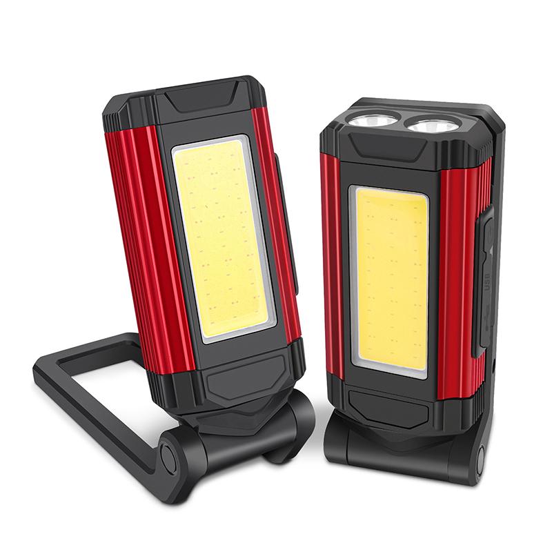 LED Work Light Rechargeable Magnetic Portable Mechanic Worklight Battery Powered,Bright for Car Repairing, Camping, Hiking, Gift