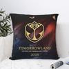 Tomorrowlandd Music Festival Square Pillow Cases Cushion Cover Vintage Decorative Throw Pillow Case Cover For Car 40X40Cm