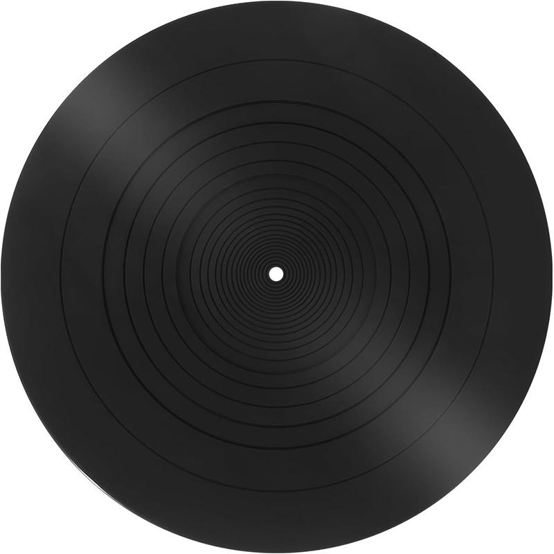 12in LP Turntable Record Players Platter Rubber Shock Pad Anti-Static Anti-slip Protection Mat for Vinyl Record Accessories