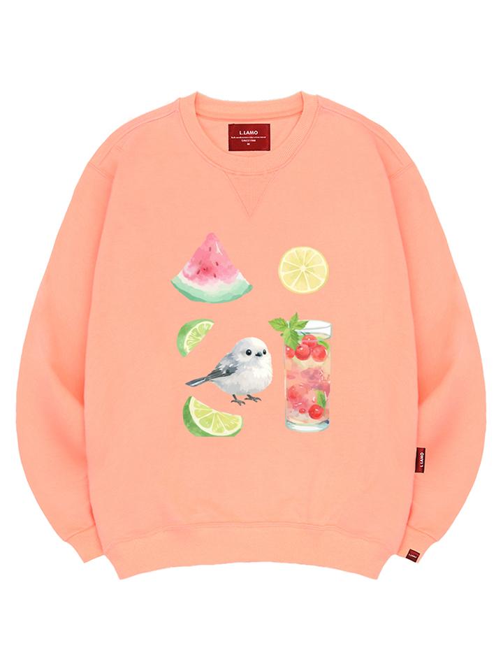 Ellamo Fruit-Tit Sweatshirt Unisex Big Size S~4Xl (B Type)