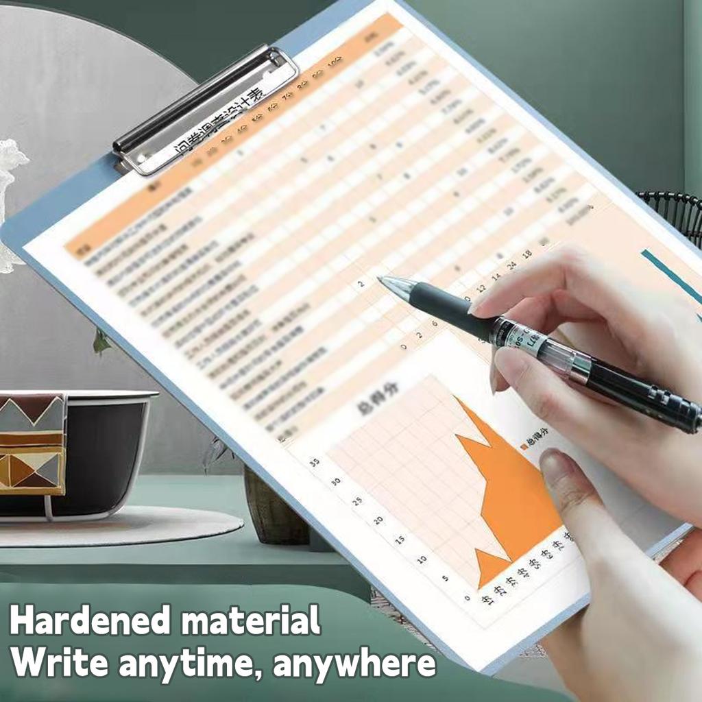 A4/A5 Large Capacity Clipboard Folder, Thickened Board Clip, Used for Business Office and School Student Storage Supplies