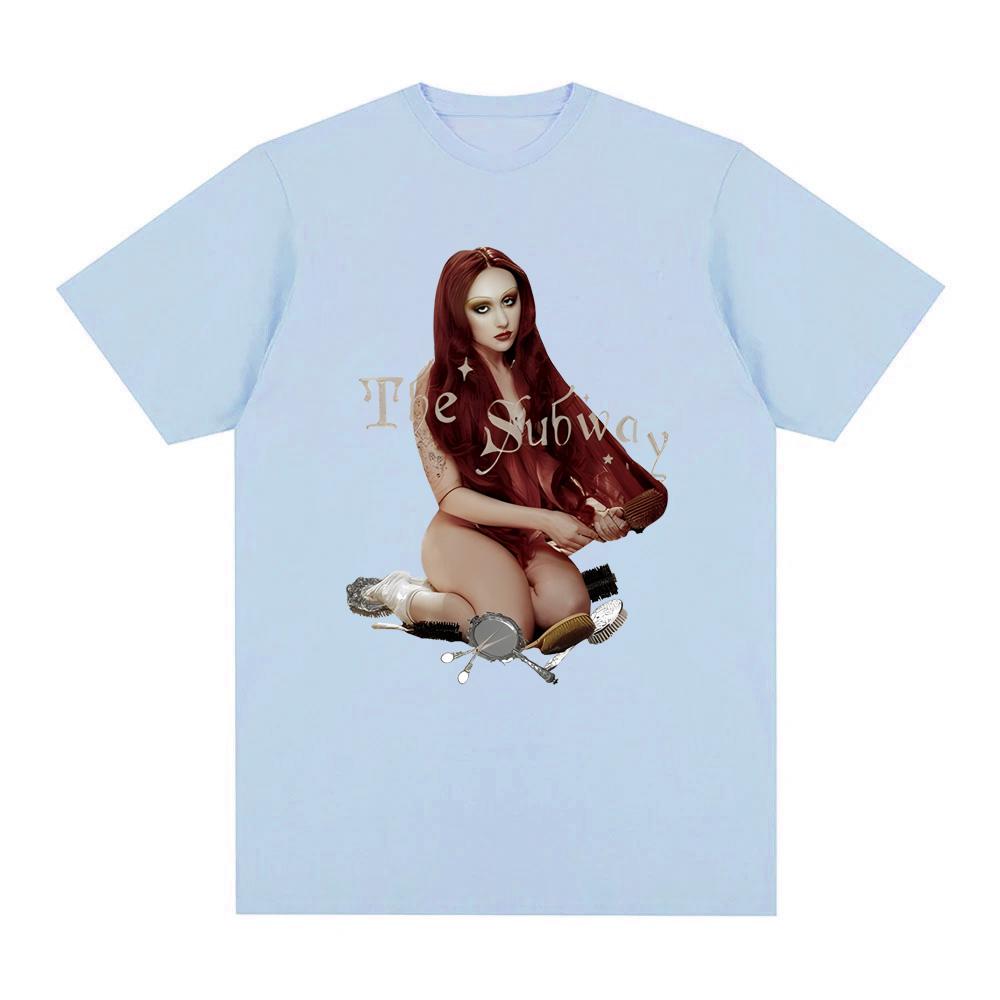 Chappell Roan-The Subway T Shirt High Quality Short SleeveTees Top Summer 100%Cotton Tshirt Sudaderas Soft Comfortable Tees