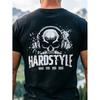 Hardstyle Herren Loungewear T-Shirt Schwarz Outdoor Freizeit Atmungsaktiv Ganzjährig Outdoor Freizeitkleidung Atmungsaktives T-Shirt