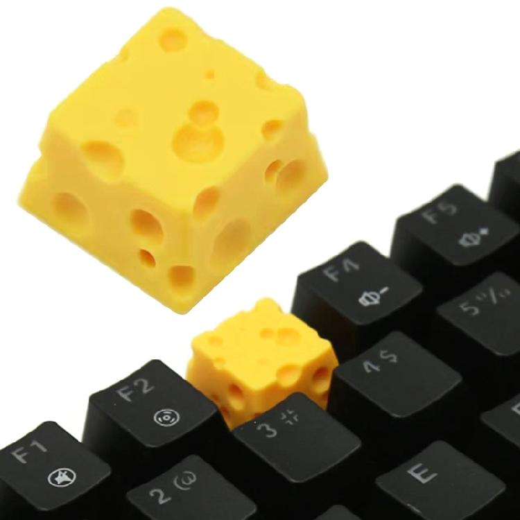 Cartoon Resin Keycaps Mechanical Keyboard Keycap for ESC for Key Chesse Cake for