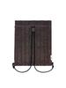 Joseph&Stacey Lucky Pleats Knit String Backpack Multi Rainbow Black