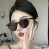 Women Sunglasses Korean Retro No Degree Myopia Anti-blue Radiation Glasses New Sunglasses, Net Red Fashion Lens, Unisex Sunglasses