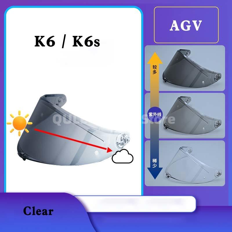 Fotohromisks ķiveres vizieris priekš AGV K1/K3SV/K5/K5S/K6/K6S